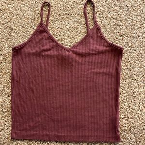 Dusty pink crop top